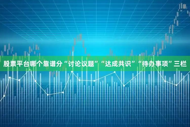 股票平台哪个靠谱分“讨论议题”“达成共识”“待办事项”三栏