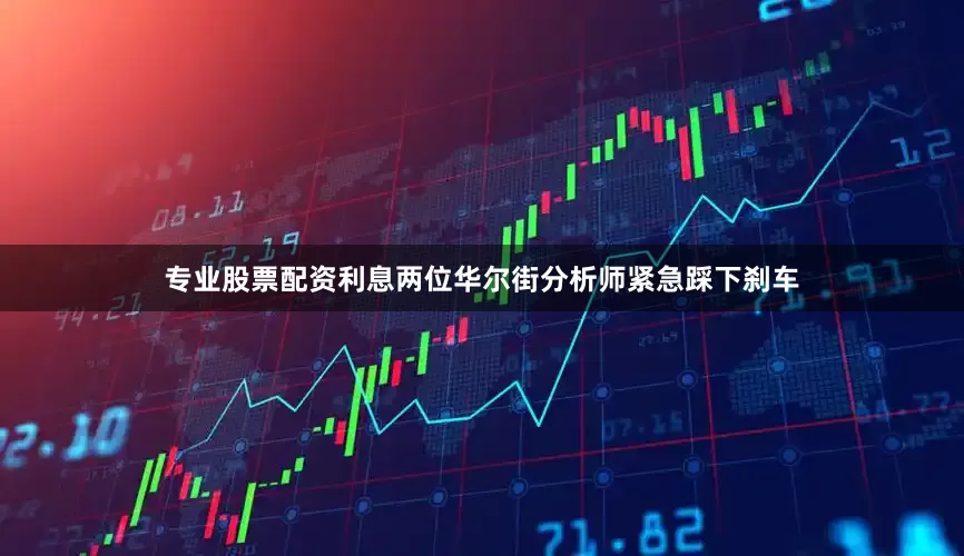专业股票配资利息两位华尔街分析师紧急踩下刹车